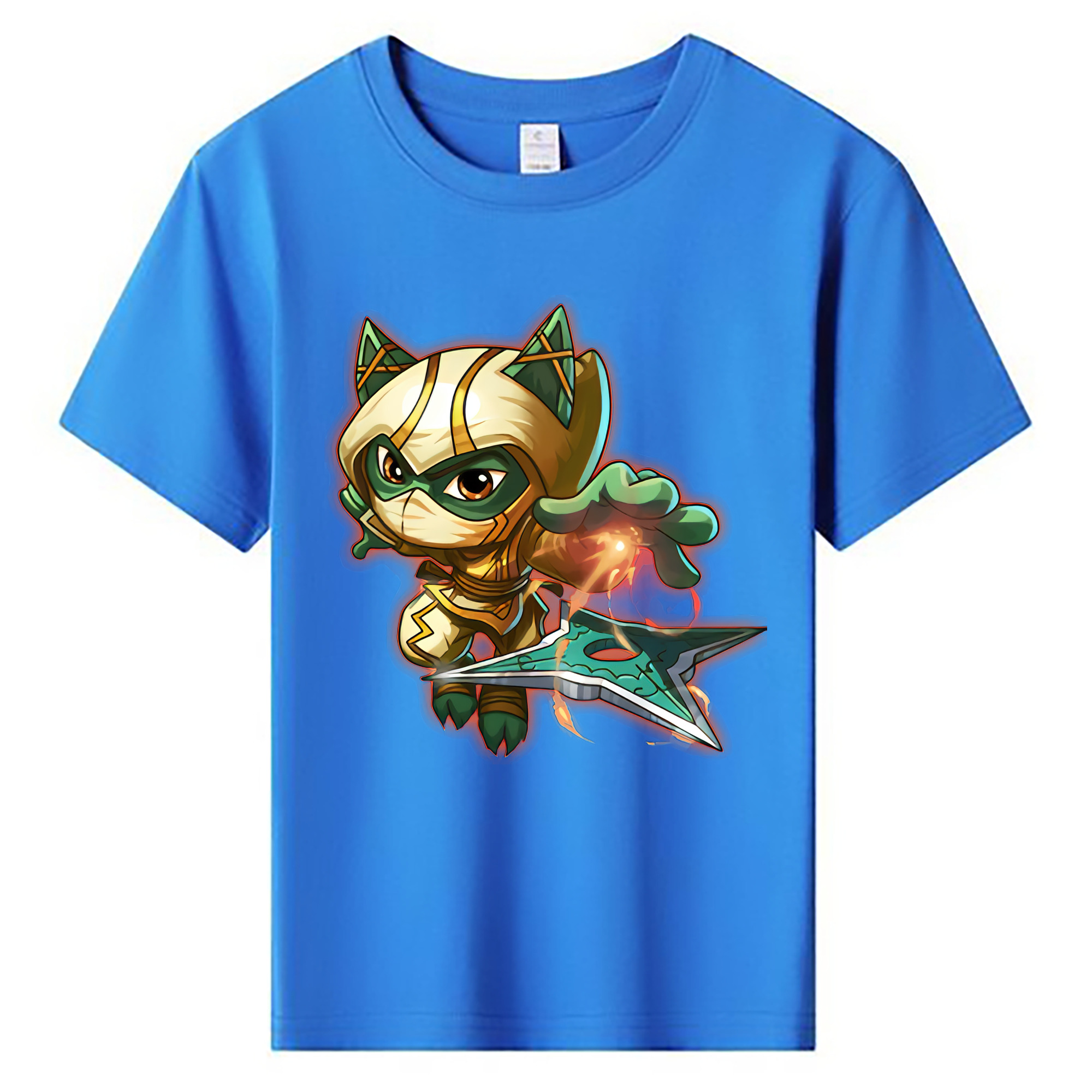 （画像用） リーグ・オブ・レジェンド League of Legends LOL 綿100％キッズTシャツ（フロントプリント）